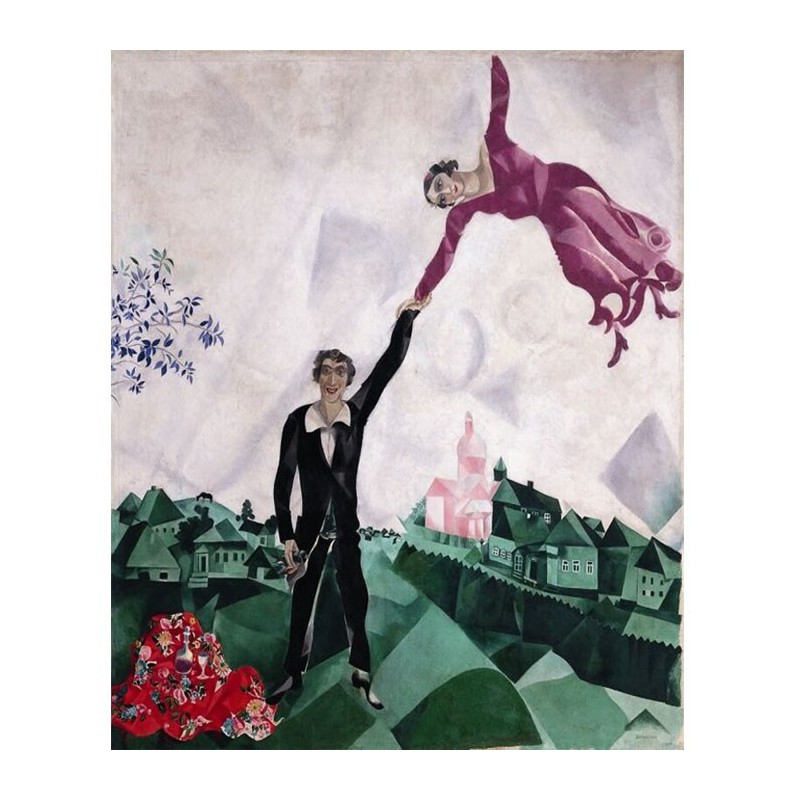 Шагал прогулка анализ картины