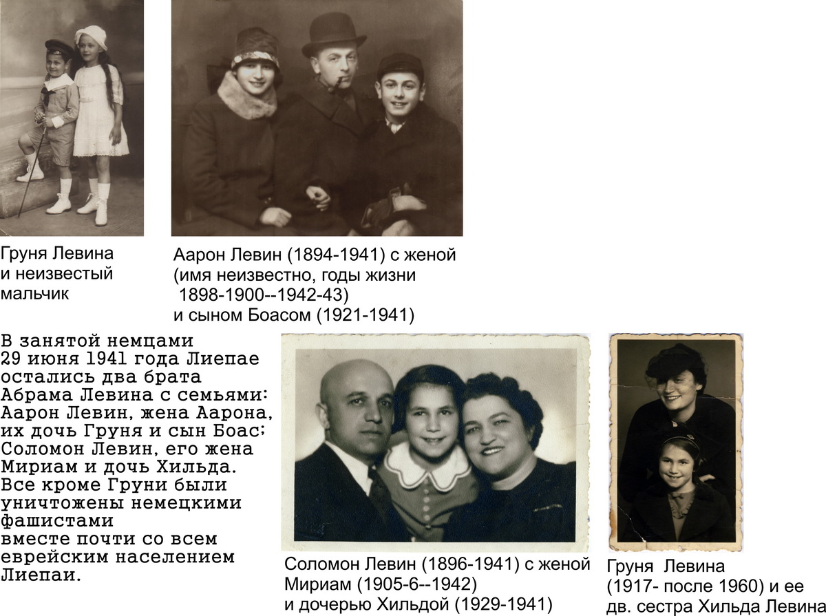 Левины из Либавы