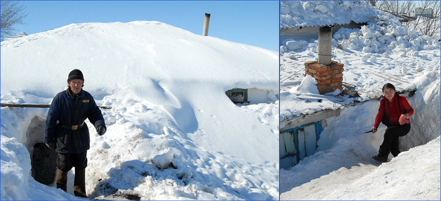 Село занесенное снегом оттаивает по немногу. Дом занесло снегом. Сугробы в Казахстане. Много снега в Казахстане. Дома занесенные снегом.