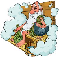 пожилые в бане Дорогие мои старики. Баня (Татьяна Минеева) / Стихи.ру