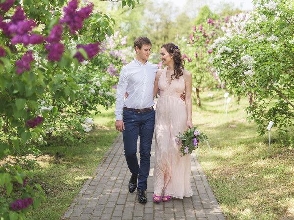 В саду весеннем...