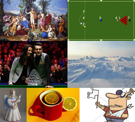 Вечерние цветоощущения пожилого любителя снукера