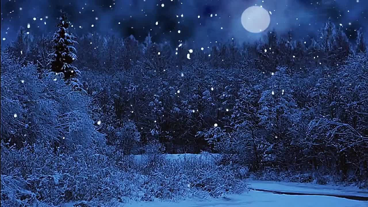 Зима ночь