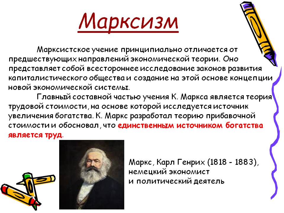 Экономическая и политическая философия. Марксизм. Марксизм простыми словами. Учение марксизма.