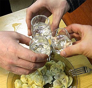 После того, как вам нальют