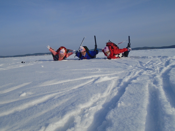 Шутки на снегу...