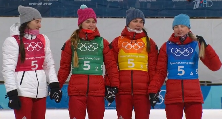 Экспромт эстафетному квартету России