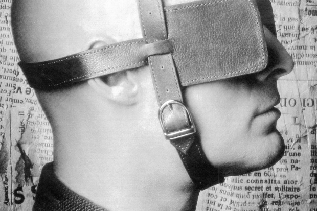 Маска BDSM Арсенал из натуральной кожи, чёрная, OS 58007ars - BDSM Арсенал - Маски закрытые, а также открытые с шорами - Купить