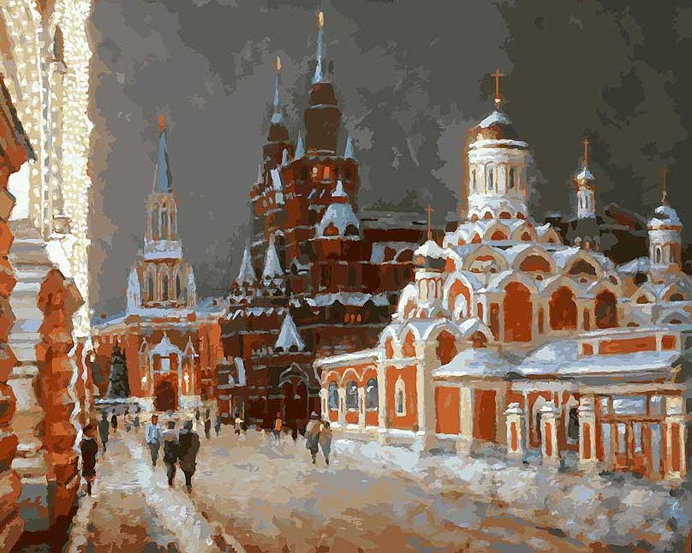 Вот в Москве и зима...