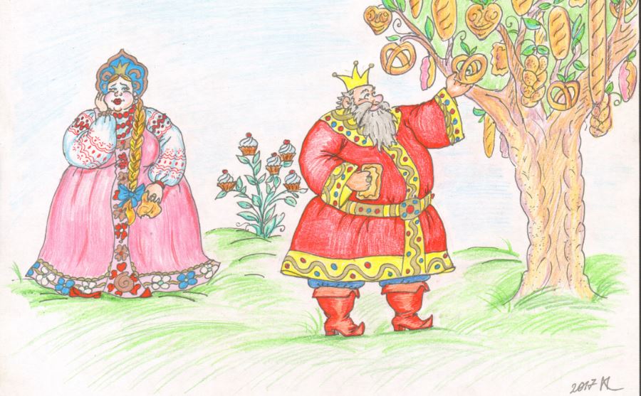 хлебная деревня жирные сказки