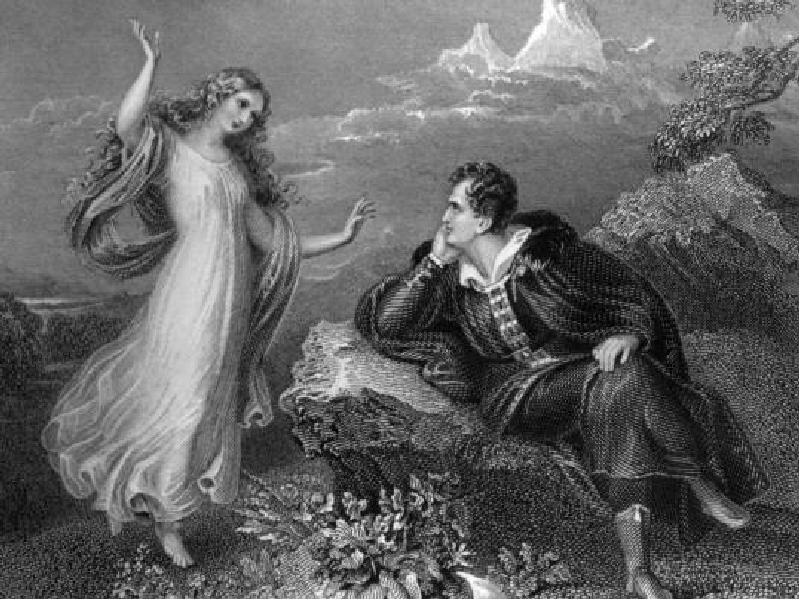 Джордж Байрон и прекрасная Тереза Гвиччиоли...