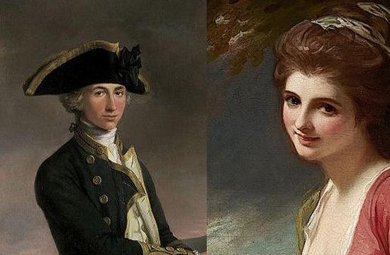 возлюбленная адмирала Нельсона леди Гамильтон...