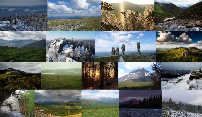 Широко известные песни на горноуральский лад...