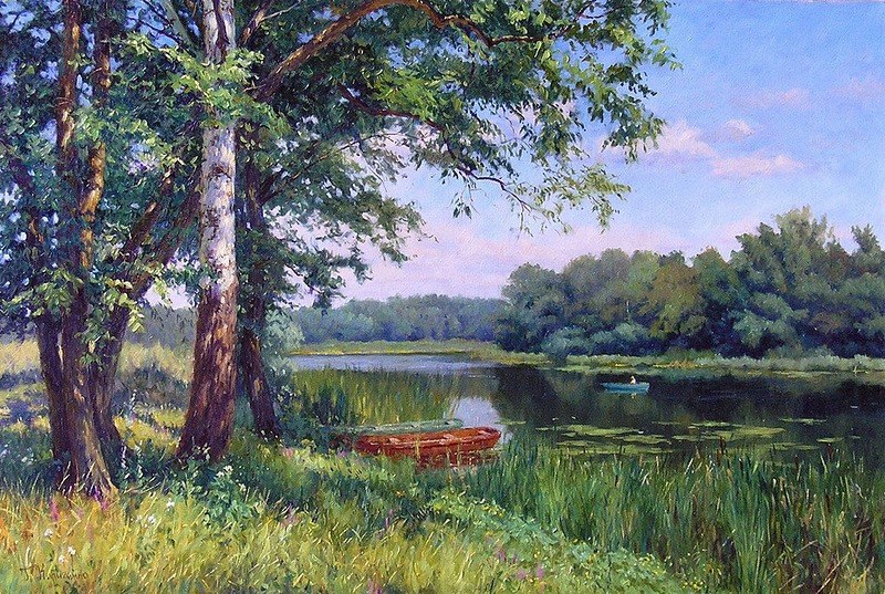 На берегу спящей реки
