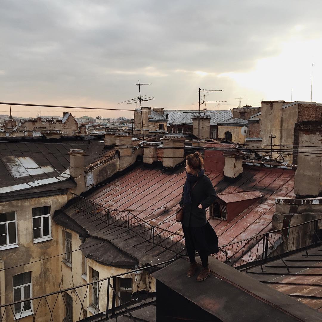 старые крыши москвы