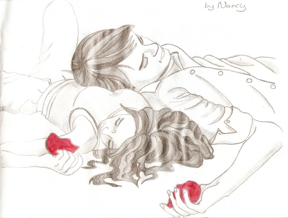Рисунки карандашом для срисовки любовь и страсть