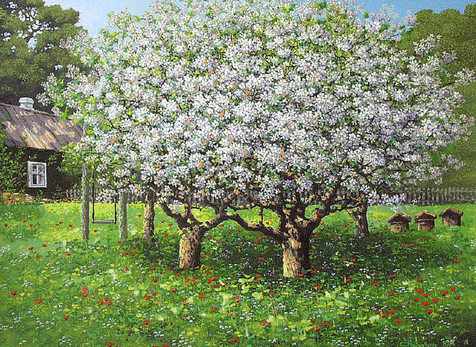 Цветущая весна... дачная зарисовка