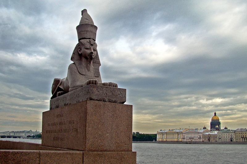 Сфинксы васильевского острова в санкт петербурге