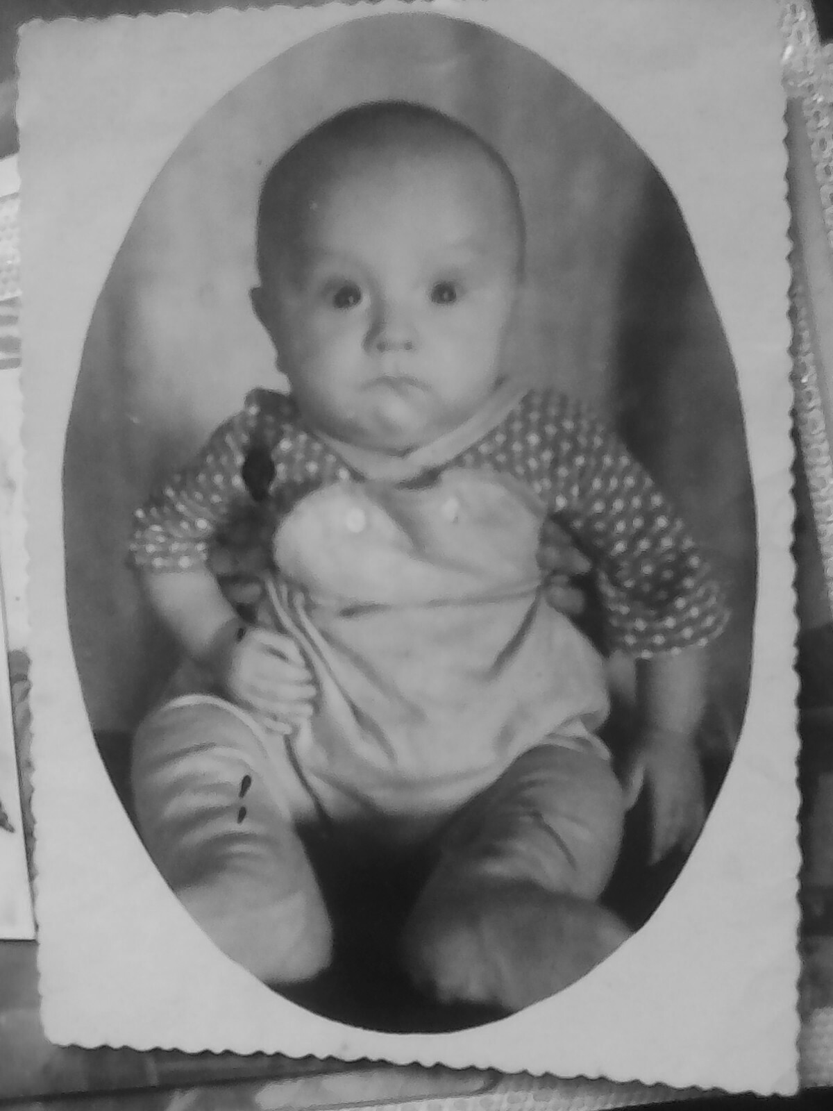 Нашёл младенческое фото