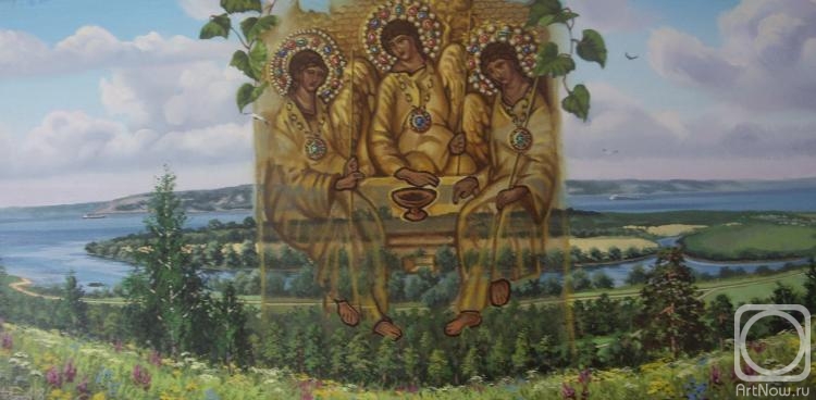 нестеренко василий. праздник святой троицы в живописи. художник картины троица. православная живопись. праздник святой троицы в живописи.