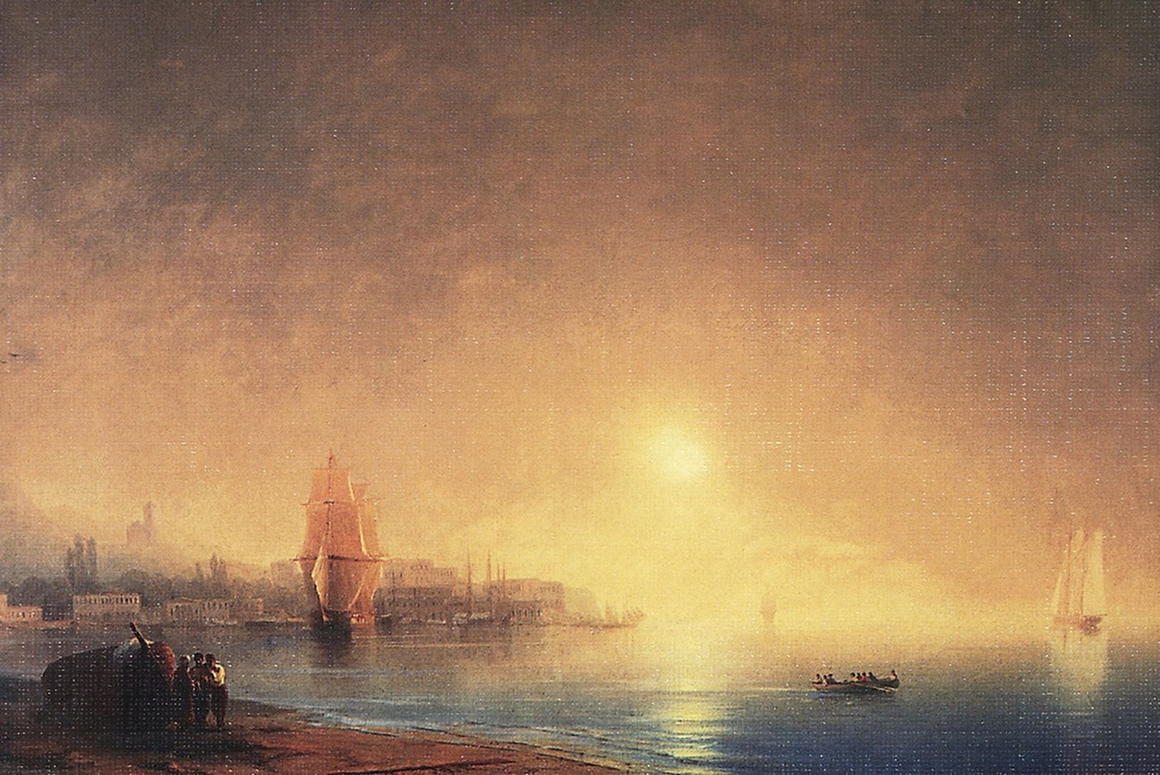 Жизнь и творчество ик айвазовского. Айвазовский. Неаполитанский залив. 1841.