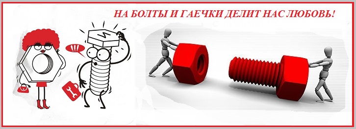 На болты и гаечки делит нас любовь! шут