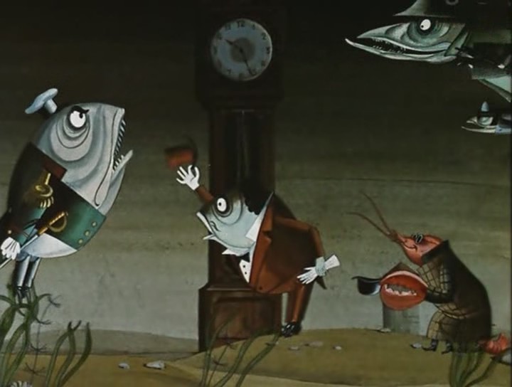 Рыбий сход басня