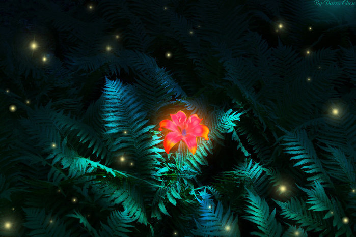 тень жар-цвета...