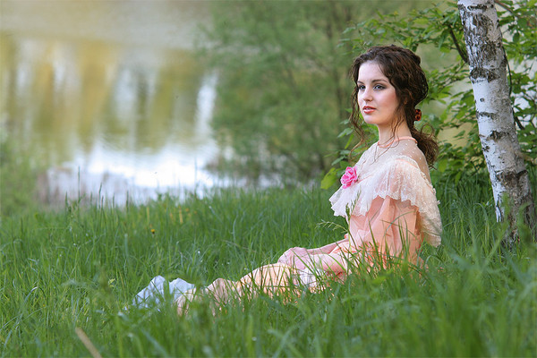 Я любуюсь неба синевой...