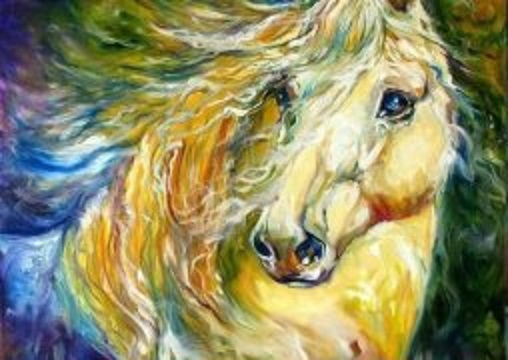 Резвился конь в потоке золотого света