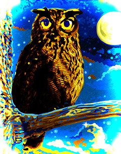 Ровно в полночь Он вопит...