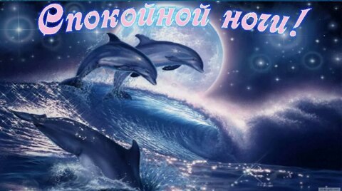 Желаю всем спокойной ночи