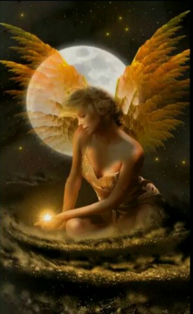 Баюкает Ангел звезду...