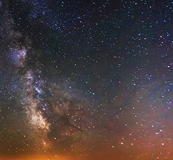 Путь млечный, небо в всплесках звездопада...