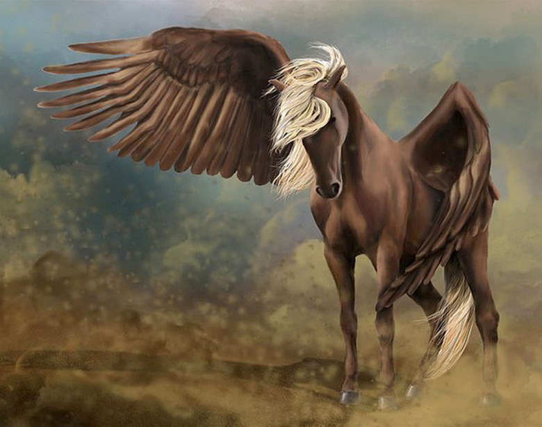 Отец крылатого коня пегаса. Пегас древняя Греция. Крылатая лошадь. Лошадь с крыльями. Мифические кони.