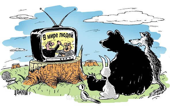 В обществе животных