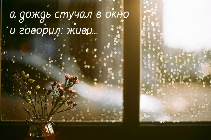 а дождь стучал в окно...