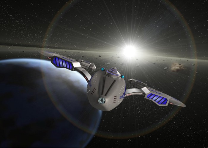 На звездолётах, параллельно солнцу