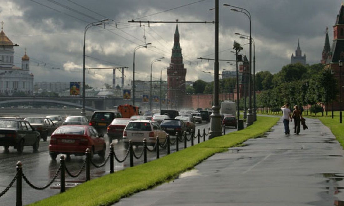 Москва в июле