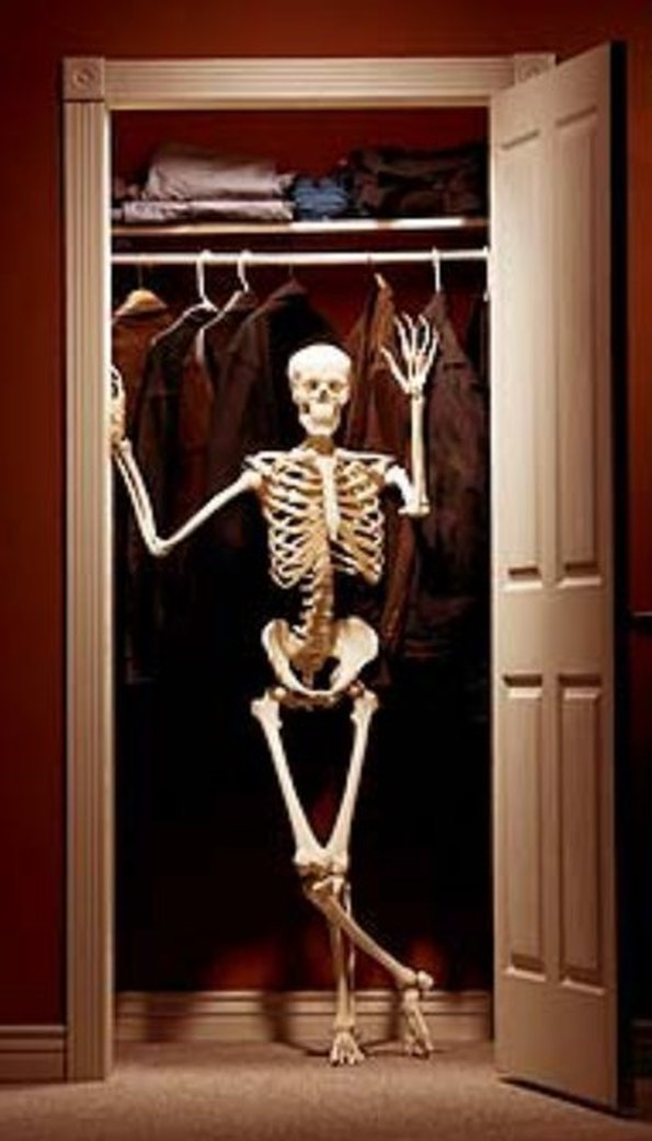 Скелеты в шкафу 2024. У каждого свои скелеты в шкафу.