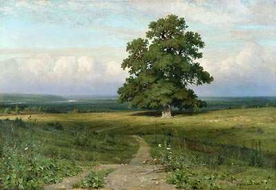 И. И. Шишкин. Картина Среди долины ровныя... 1883