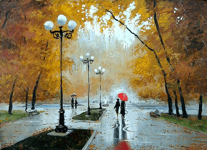 Осенний Дождь Фото Картинки