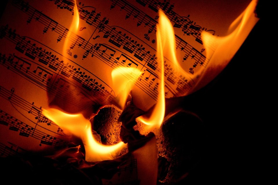 Картинки эстетика ноты