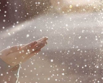 Снежинки-лепестки