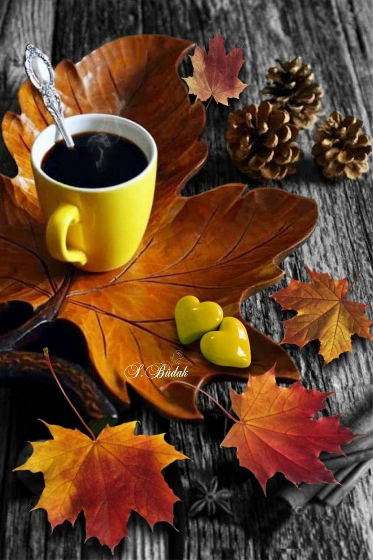 Доброе утро день картинки осенние. Осенний кофе. Доброе утро осень. Доброе осеннее утро. Осень кофе.