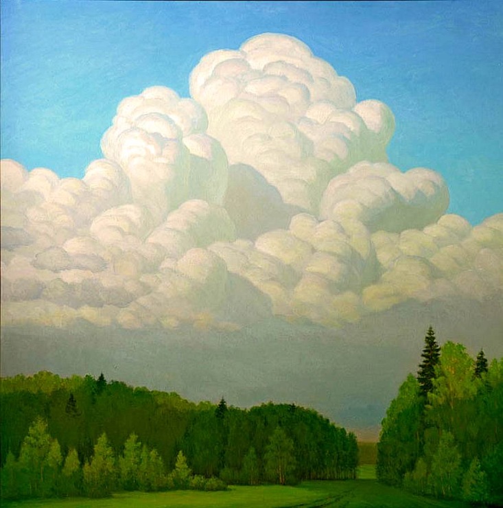Стихотворение тучи по небу. Куинджи облако. Картина Куинджи облака.