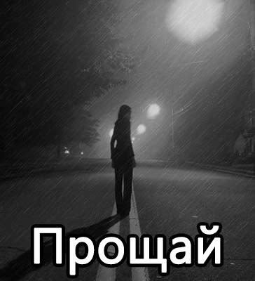 Прости, прощай