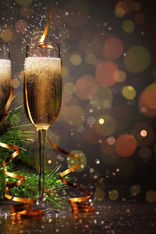 Гирлянды огней...