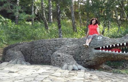 Я сижу на крокодиле