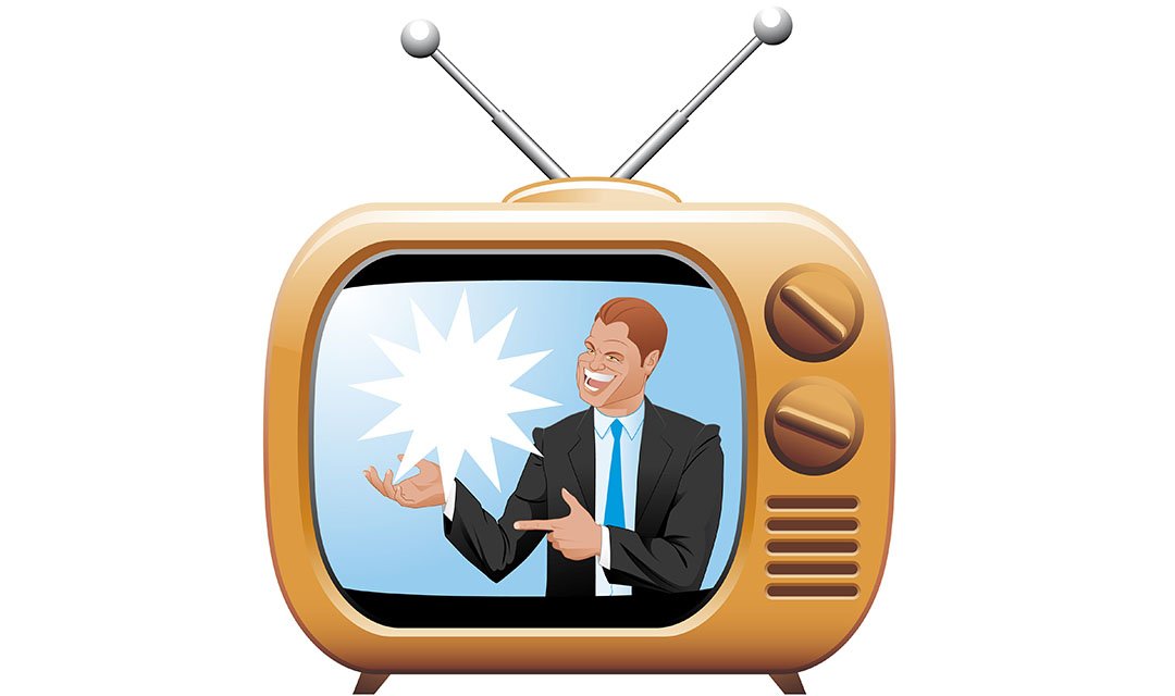 Телевизор для презентации на прозрачном фоне